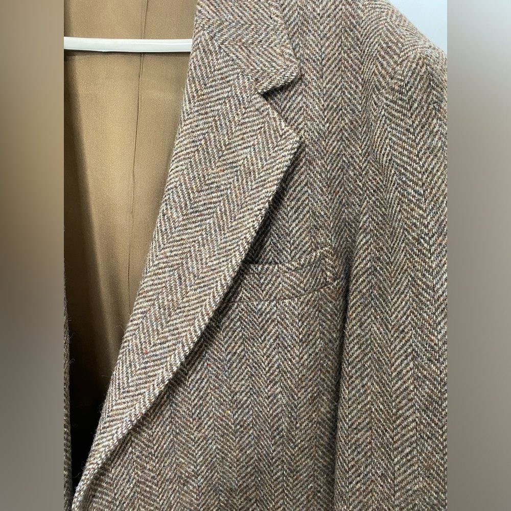 Pendleton Brown Herringbone Blazer - image 6